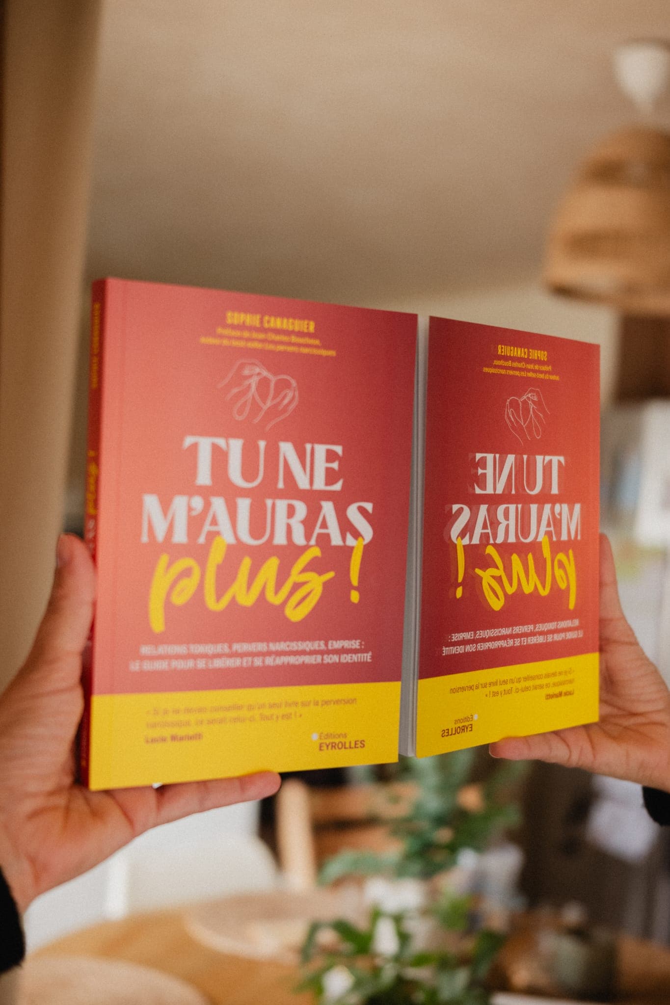 Recto et verso du livre Tu ne m’auras plus !
