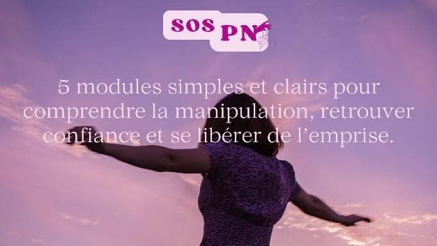 Femme bras ouverts devant un ciel violet — 5 modules simples et clairs pour comprendre la manipulation, retrouver confiance et se libérer de l’emprise